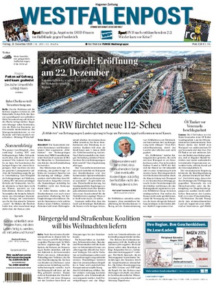 Jetzt kostenlos lesen: Westfalenpost 12.12.2025 | Magazin