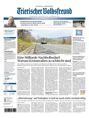 Jetzt kostenlos lesen: Trierischer Volksfreund 04.02.2026